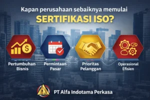 Kapan perusahaan sebaiknya memulai sertifikasi ISO