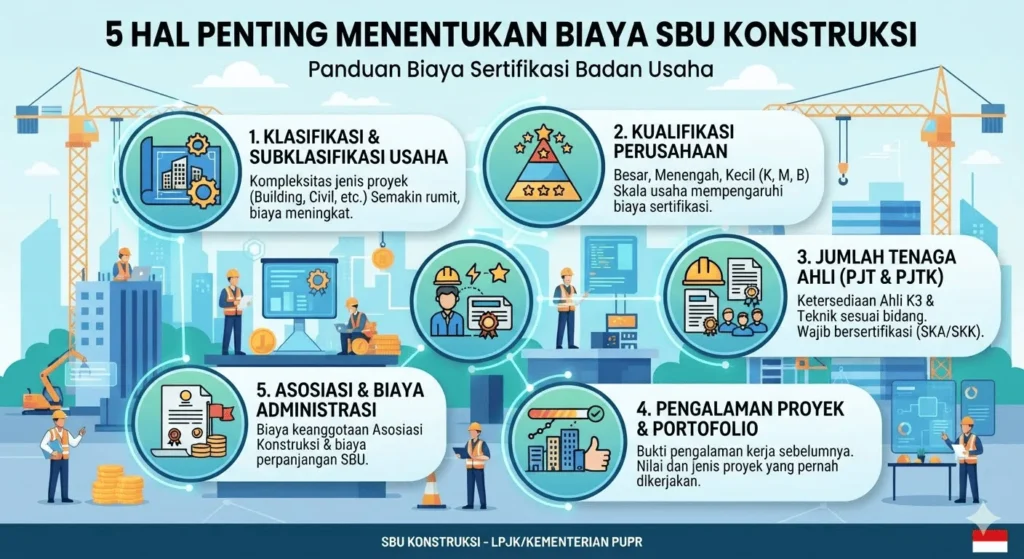 5 Hal Penting Menentukan Biaya SBU Konstruksi