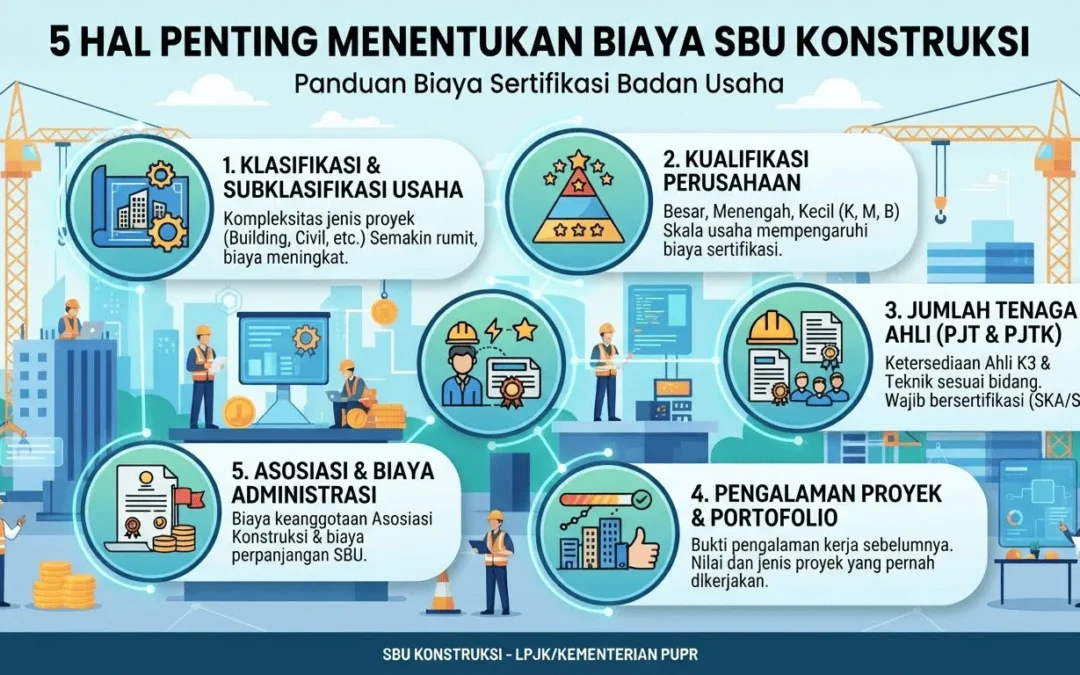 5 Hal Penting Menentukan Biaya SBU Konstruksi