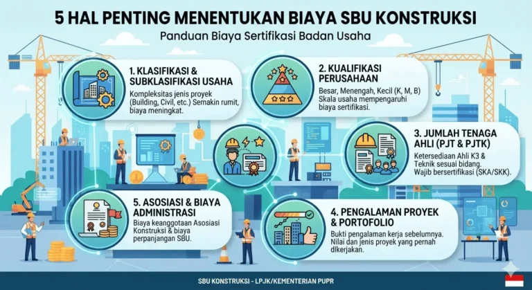 5 Hal Penting Menentukan Biaya SBU Konstruksi