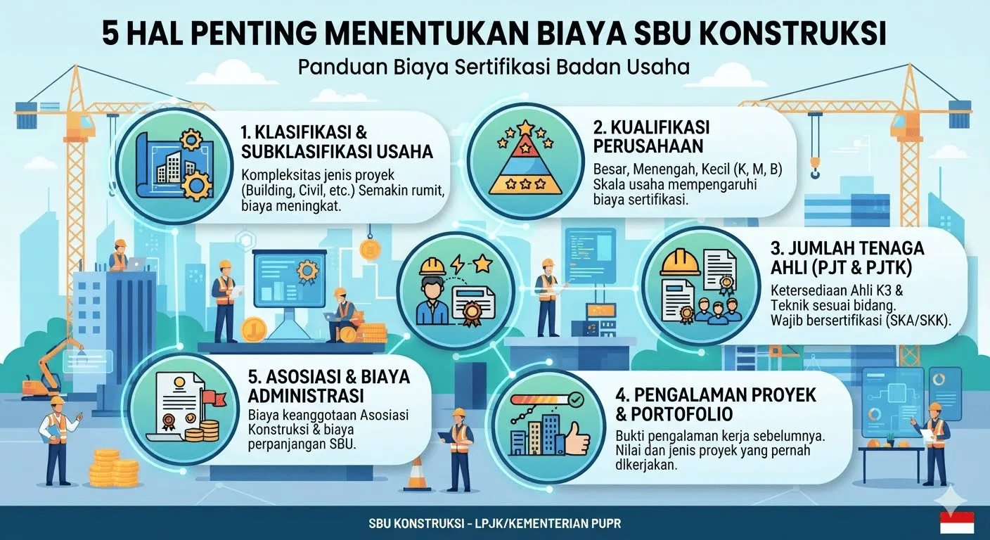 5 Hal Penting Menentukan Biaya SBU Konstruksi